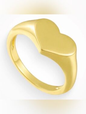 Gold Plated Heart Ring